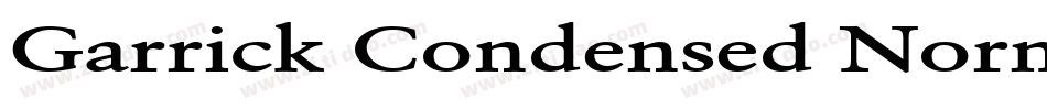 Garrick Condensed Normal字体转换